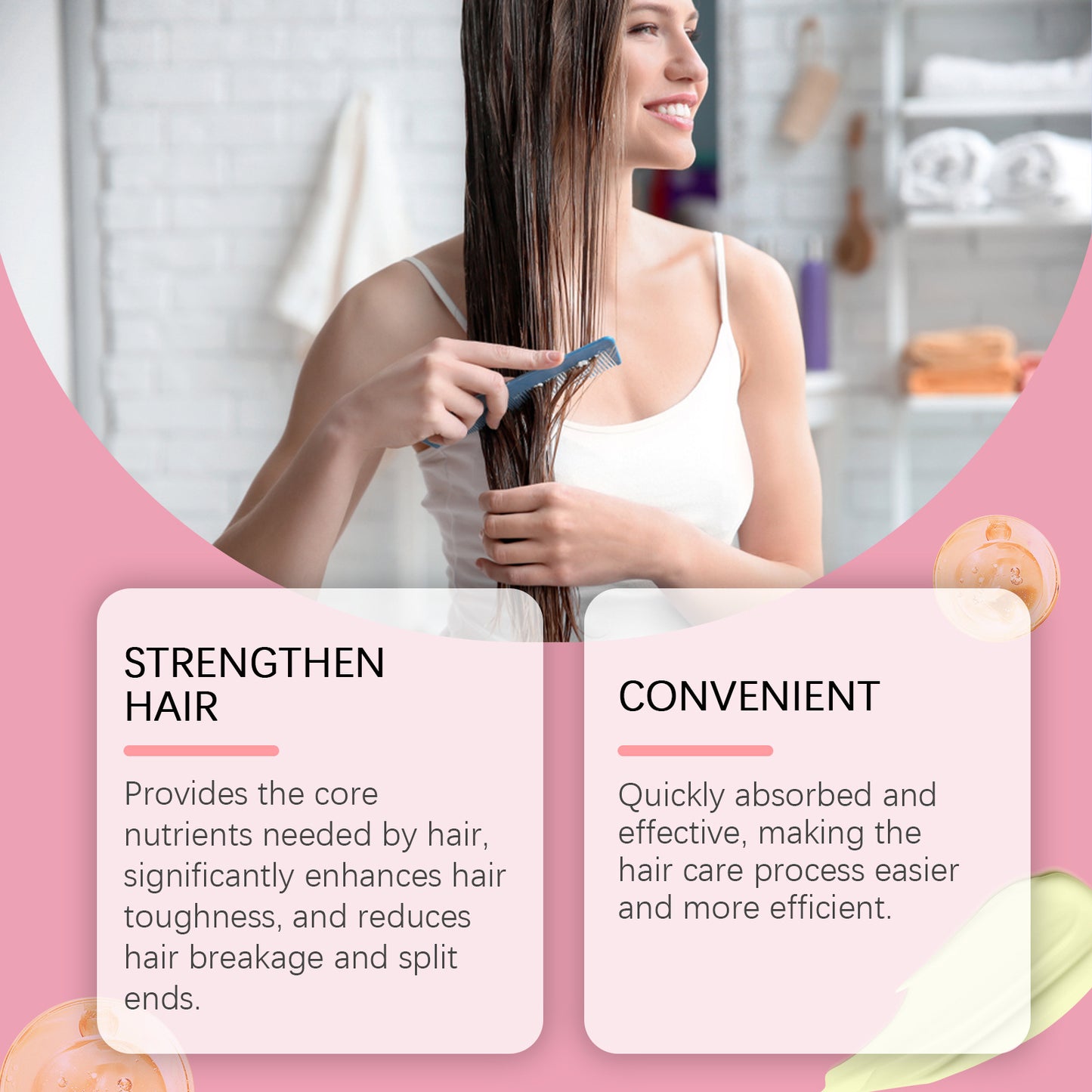 Hoegoa Professional Collagen Shea Butter Hair Mask – Sulfate-Free, For Dry & Damaged Hair