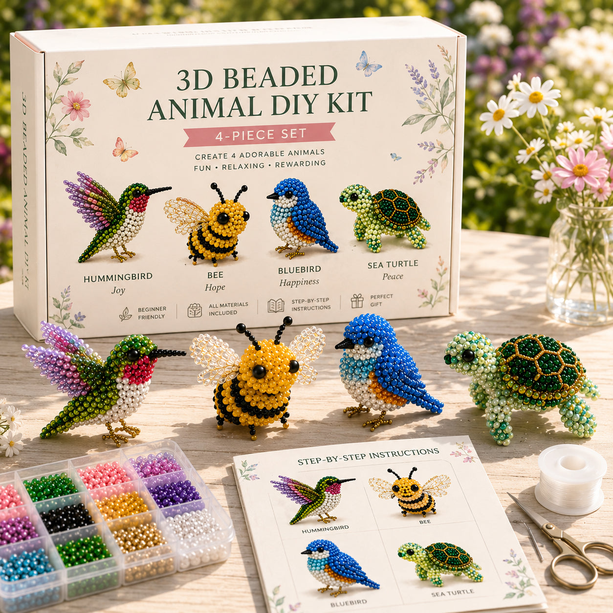 3D Beaded Animal & Fantasy DIY Collection