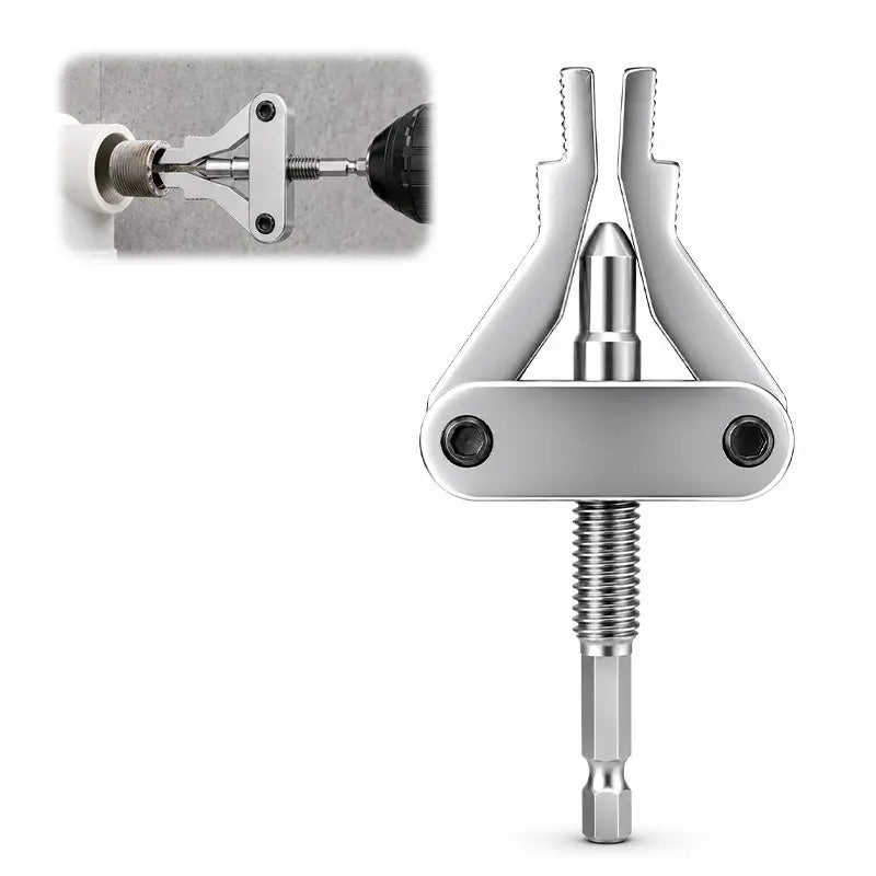 Broken Pipe Thread Extractor, Universal 1/2" 3/4" 1" Pipe Nipple Remover