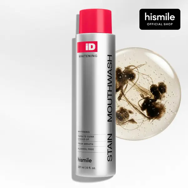 Hismile iD Stain Whitening Mouthwash with Essential Oils
