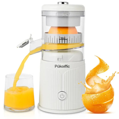 Pukomc Fast Juicer Machine Cordless & Rechargeable Electric Citrus Squeezer