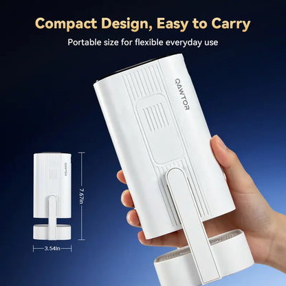 Qawtor Portable Mini Projector with 4K Support, WiFi 6 & Bluetooth 5.0