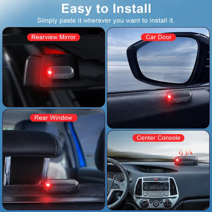 Solar Car Alarm Warning Light