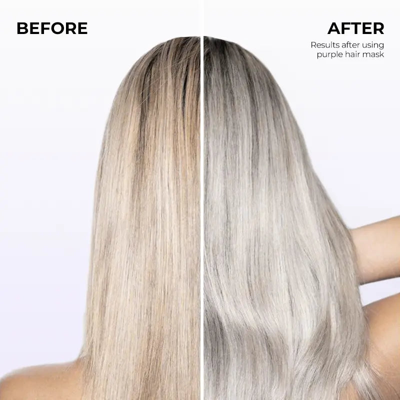 Karseell Maca Power Purple Hair Mask – Toning Conditioner for Blonde, Silver & Gray Hair 16.9 oz