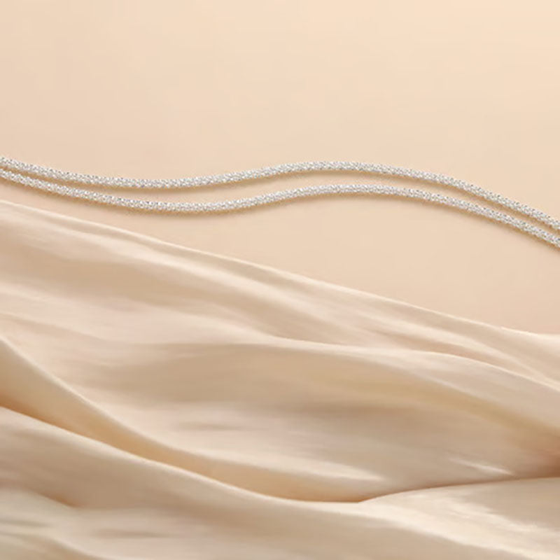 Exquisite multi-layered women's anklet
