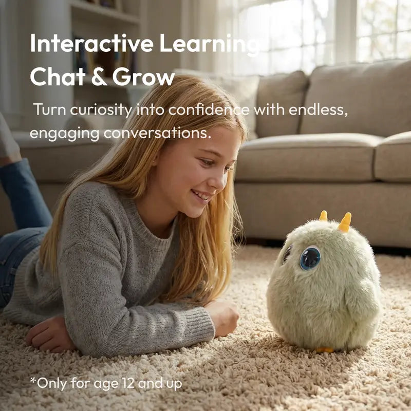 Unee AI Companion Plush Toy - Smart Interactive Bestie with Free 1-Month Subscription