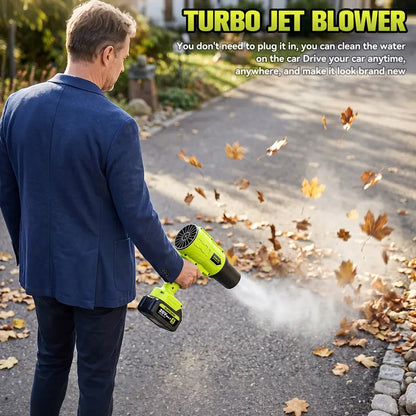 SUKESEM Handheld Wireless Blower - Lightweight Portable Car Cleaning Blower with Rechargeable Battery, High-Power Turbo Fan for Dust Removal & Drying