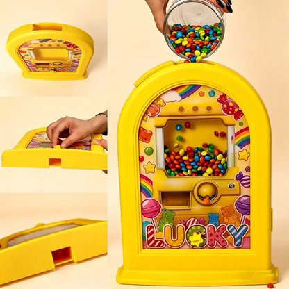 Press-to-Drop Candy Dispenser Picture Frame - Rectangle Wall-Mount Photo Decor, Casual Multi-Functional Accessory, Dispenser Included, Kids' Fun Gift, Party Surprise, Pet Treat Holder