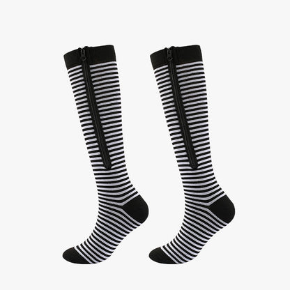 🏃‍♂️ EasyZip Compression Socks – Zipper Support Socks for Swollen Legs & Everyday Comfort 👣💙