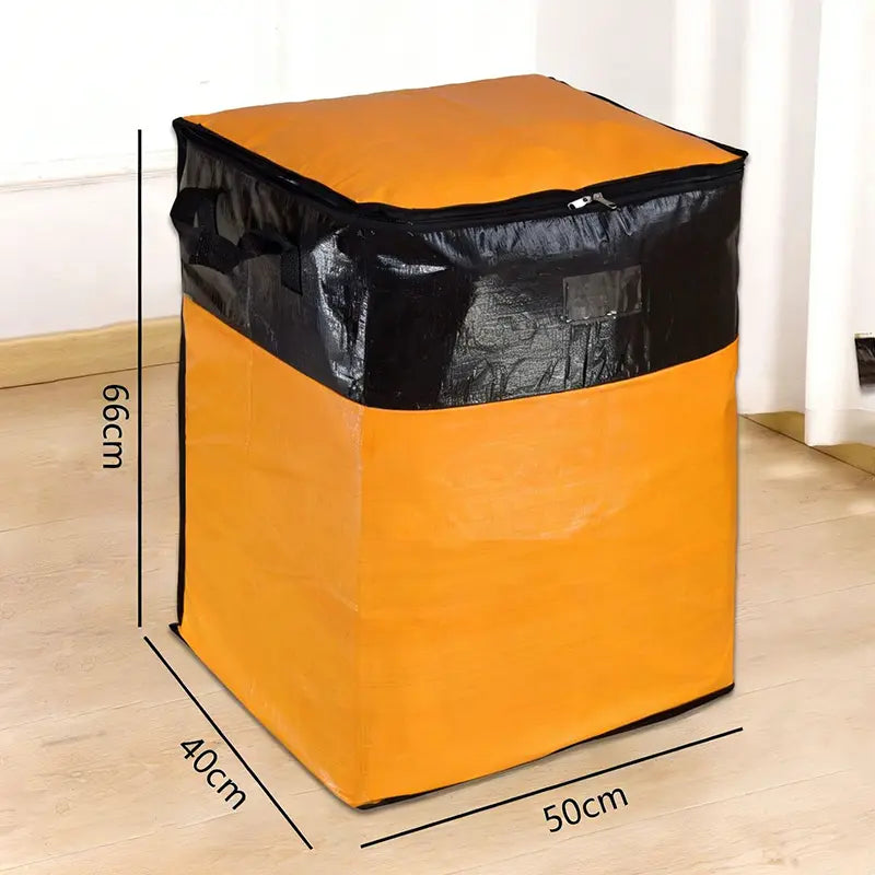 Collapsible Storage & Moving Bag - Extra-Large Space-Saving Organizer for Home, Bedding, Clothes & Moving Supplies