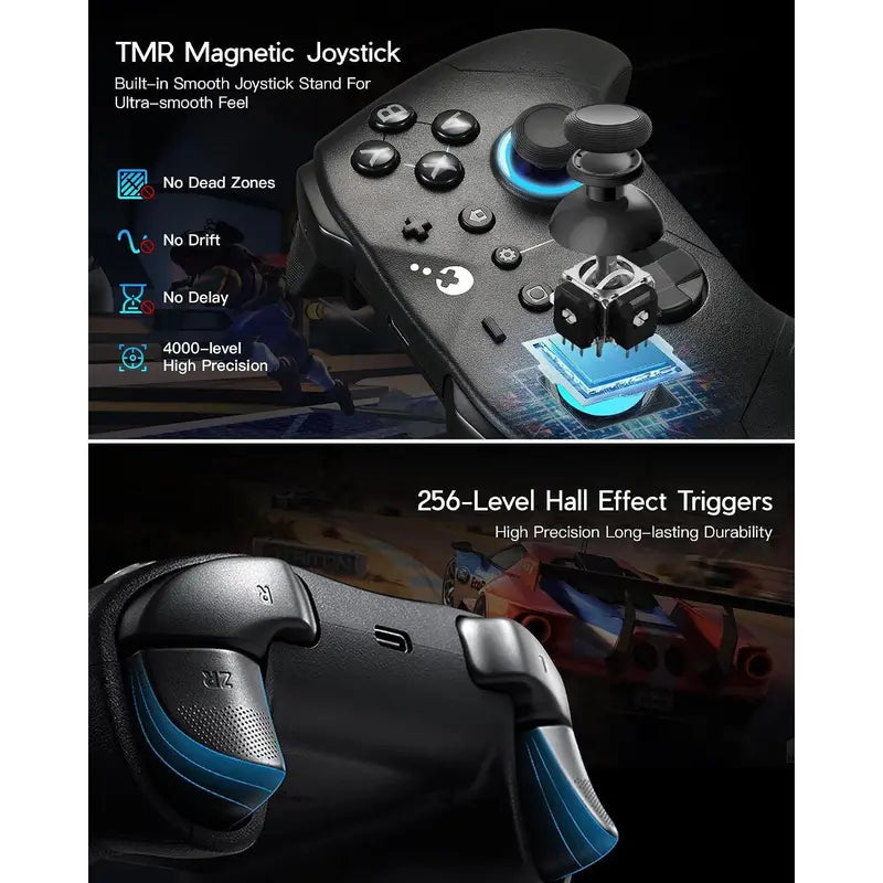 PRO Gaming Controller (Black) – 3.25ms Low Latency
