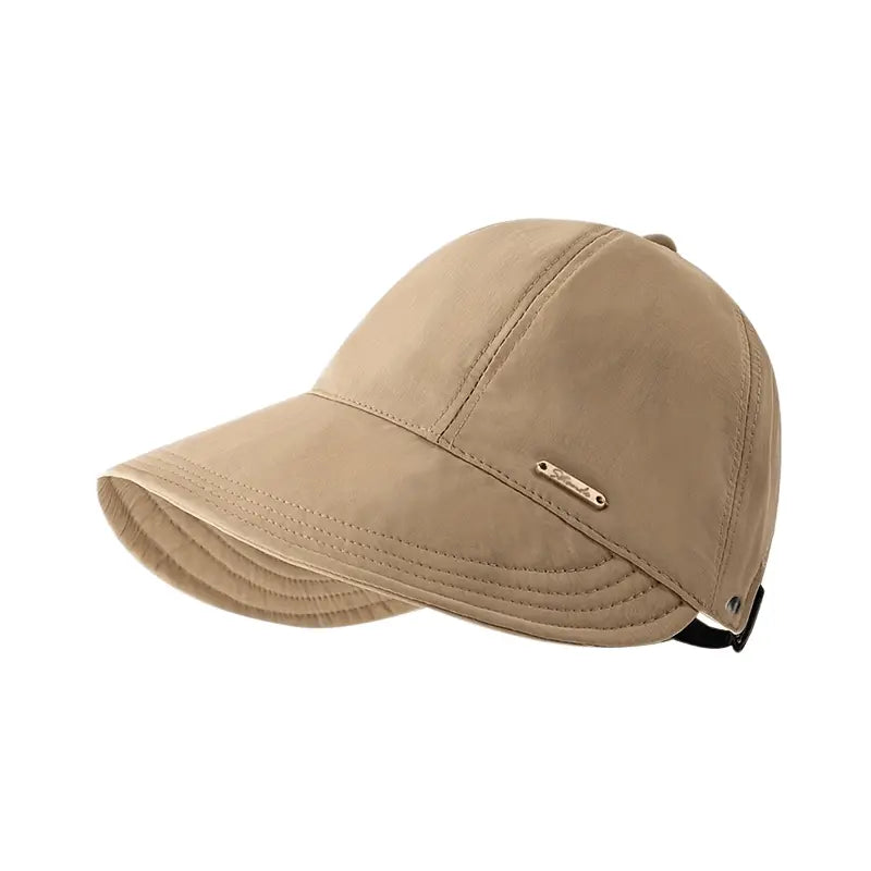 1/2/4 Pack Women's Wide Brim Sun Visor Hat - UPF 50+ Open Top Cap for Ponytails, Golf, and Beach