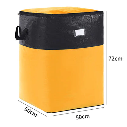 Collapsible Storage & Moving Bag - Extra-Large Space-Saving Organizer for Home, Bedding, Clothes & Moving Supplies