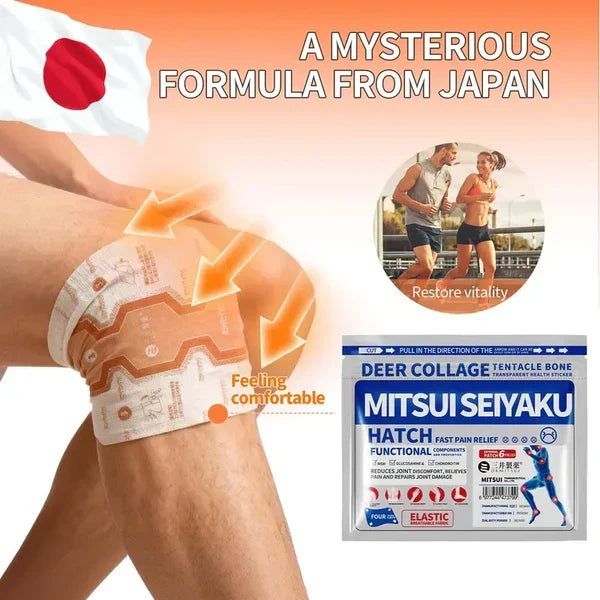 Far Infrared Thermal Bone Pain Relief Patches – Deer Collagen + Tentacle Bone, Natural Plant Extracts