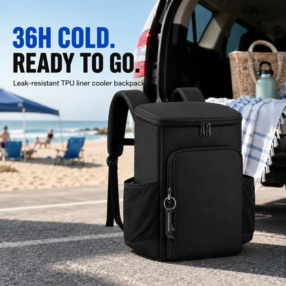 FROSTVA 30L Cooler Backpack - Leakproof Insulated Backpack Cooler with Waterproof TPU Liner for Camping, Beach, Picnic and Sports