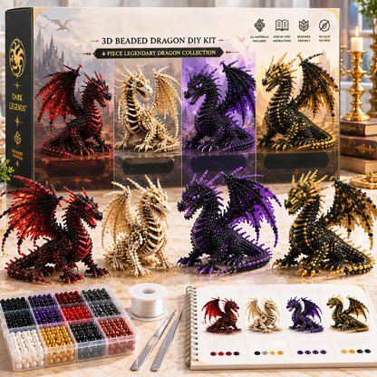 3D Beaded Animal & Fantasy DIY Collection