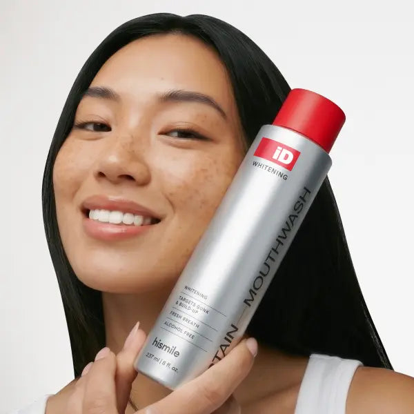 Hismile iD Stain Whitening Mouthwash with Essential Oils