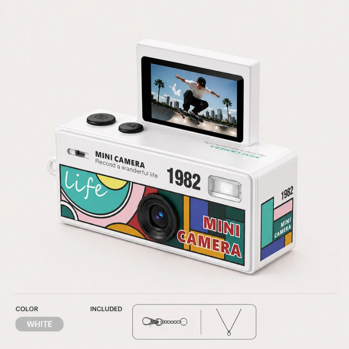 RETROVACAM Mini Retro Camera – Film Your Life in 90s Style