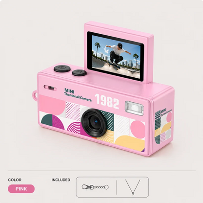 RETROVACAM Mini Retro Camera – Film Your Life in 90s Style