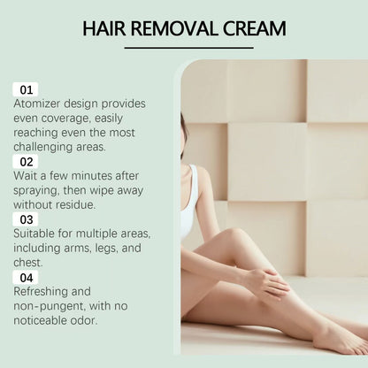 Hair Removal Cream usage instructions and features