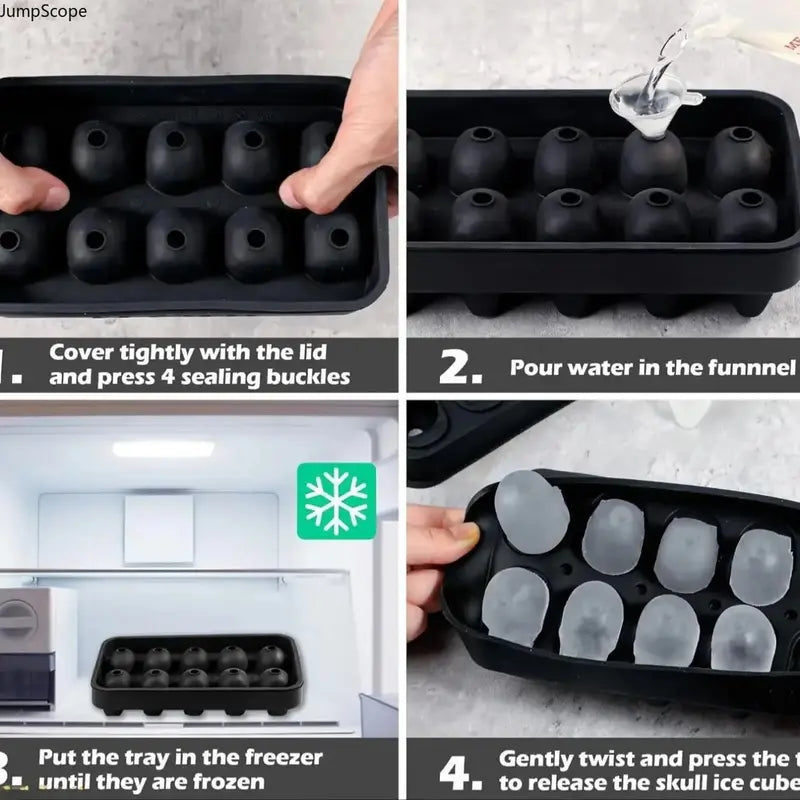 Skull Silicone Ice Cube Tray