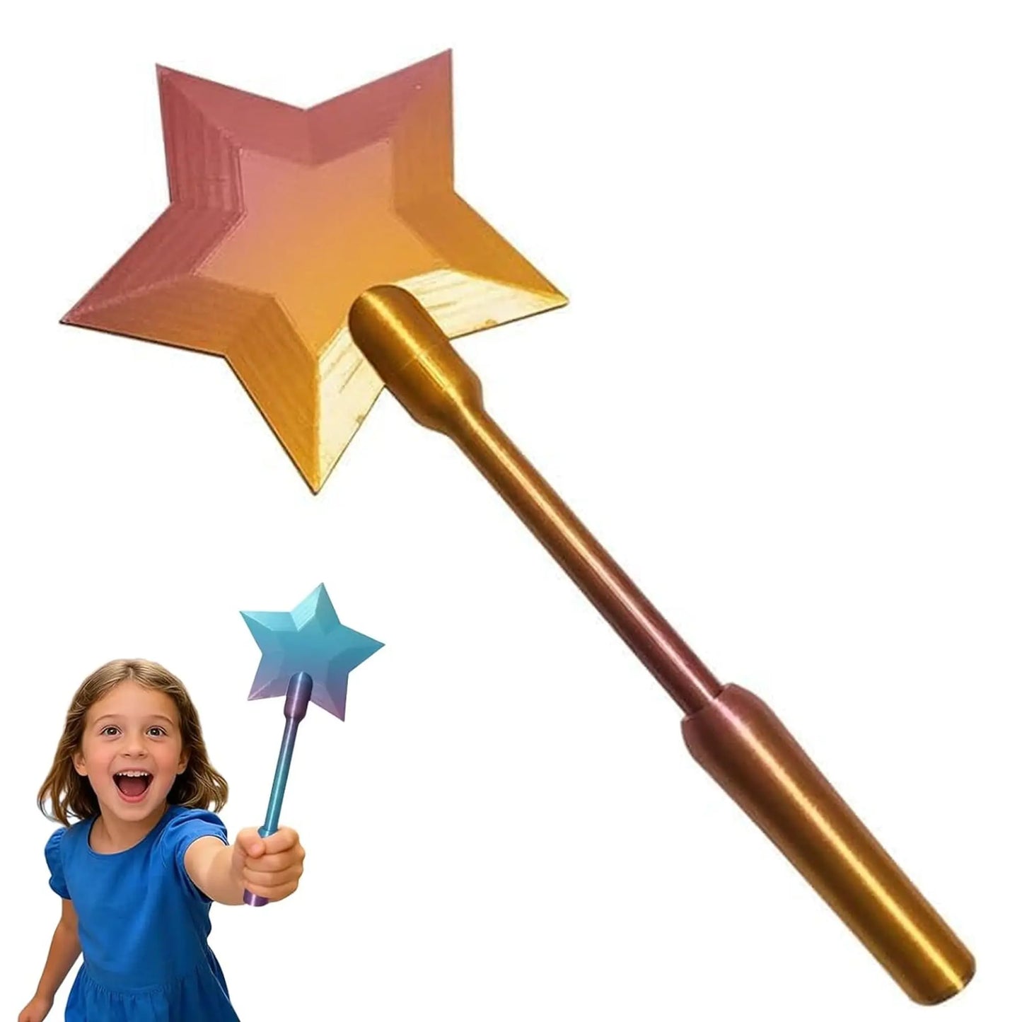 Magic Pay Wand — 3D Printed Tap-to-Pay Credit Card Holder Star Wand