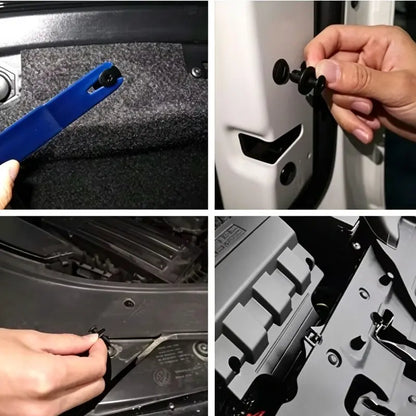 Plastic Car Mount Rivet Clips – Automotive Flexible Durable Fixing Clamps for Body, Bumper & Trim Panels