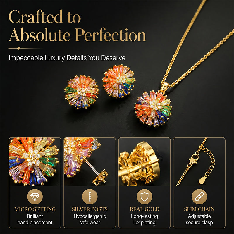 🔥While Supplies Last 40% OFF!🎉 Colorful Firework Stud Earrings for Women
