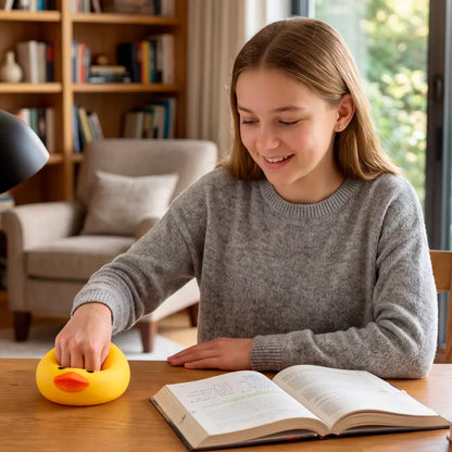 JOYIN Jumbo Sitting Pose Duck Stress Relief Toy – Slow Rising Squishy Fidget Sensory Toy for Kids 8+