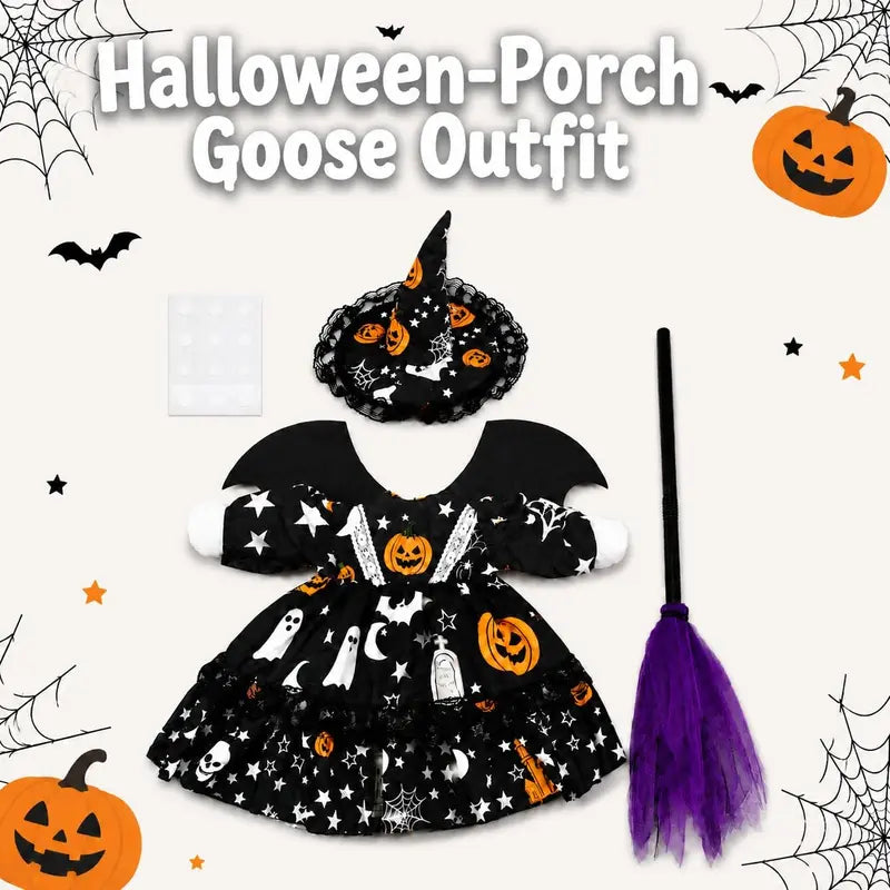 Halloween Porch Goose Costume with Hat & Wings