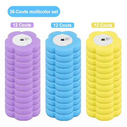 Snofrid Disposable Toilet Brush Set with 32 Cleaner Refills