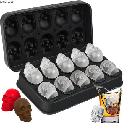 Skull Silicone Ice Cube Tray