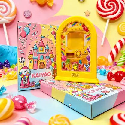 Press-to-Drop Candy Dispenser Picture Frame - Rectangle Wall-Mount Photo Decor, Casual Multi-Functional Accessory, Dispenser Included, Kids' Fun Gift, Party Surprise, Pet Treat Holder