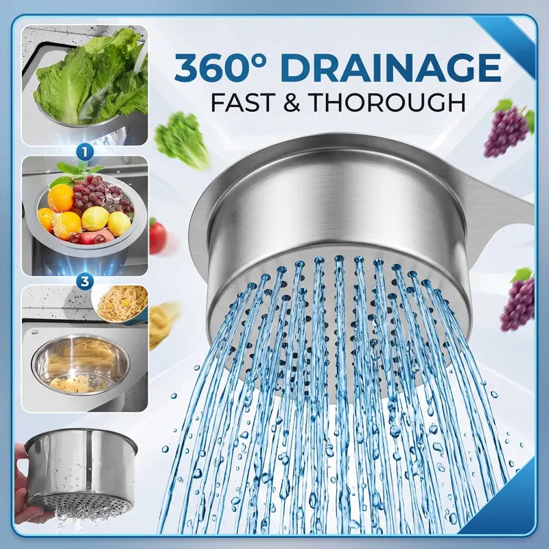 Stainless Steel Swan Sink Strainer Basket