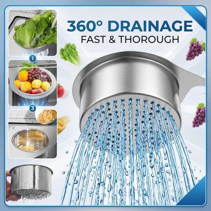 Stainless Steel Swan Sink Strainer Basket