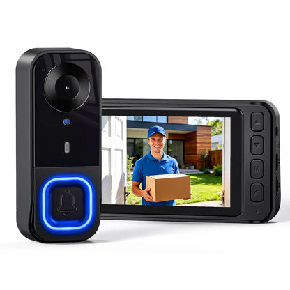 1080p Doorbell Camera with Monitor, No Wi-Fi Required
