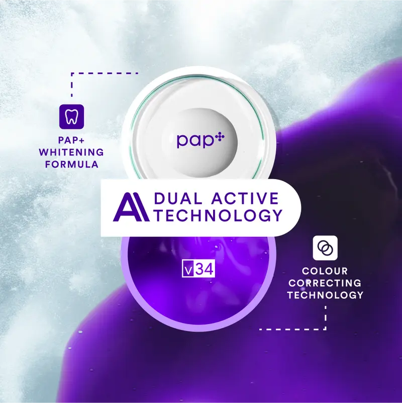 Hismile V34 Whitening Strips - Purple Teeth Whitening & Colour Correction