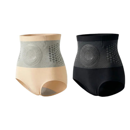 Quick-to-slim high-waisted fat-burning shorts