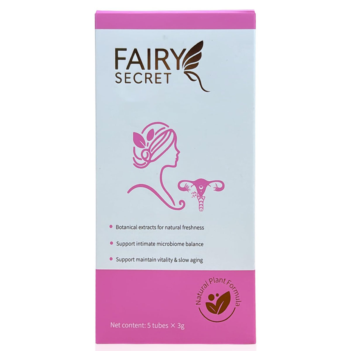 Vaginal Moisturizer – 5×3g Tubes, Hyaluronic Acid & Herbal Extracts for Menopause Dryness