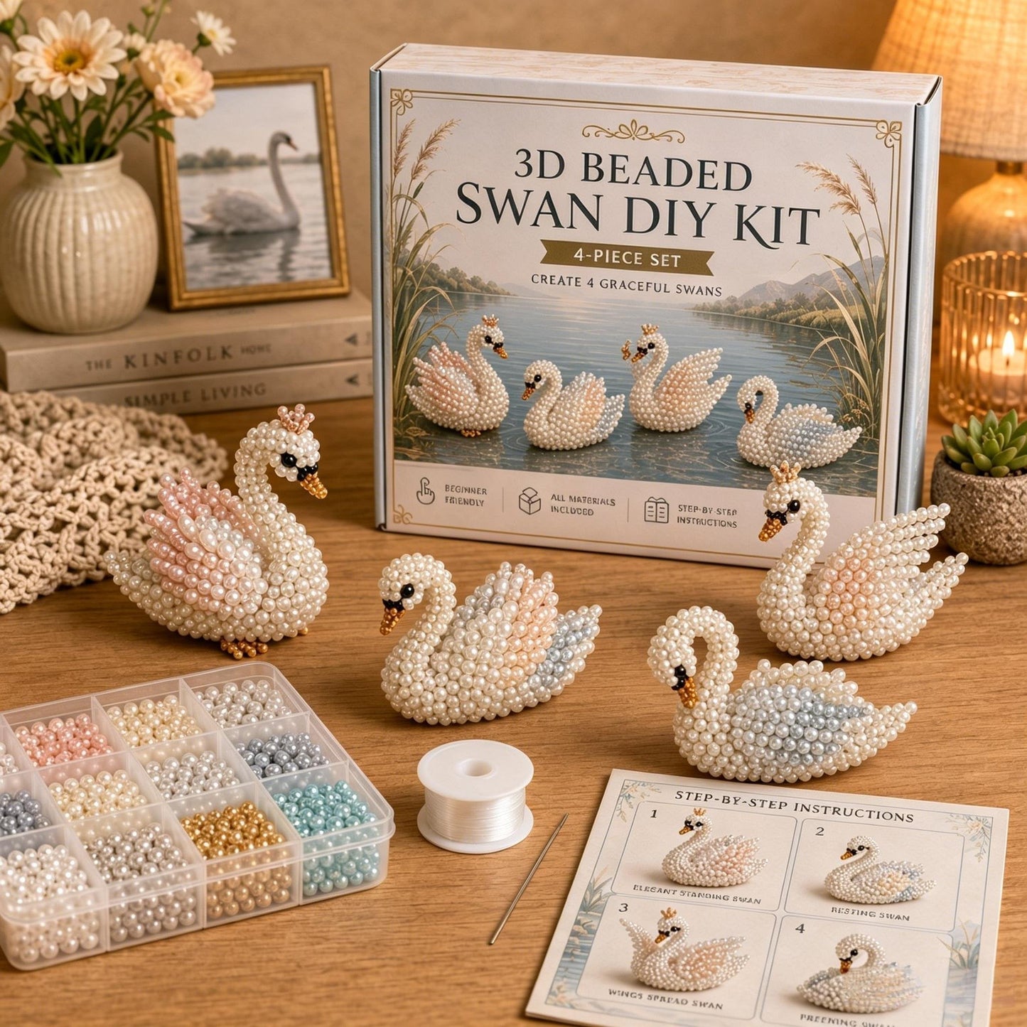 🧵✨ Tiny 3D Beaded Animal DIY Kit💖 A DIY Craft Kit So Cute You Won't Want To Stop Making Them