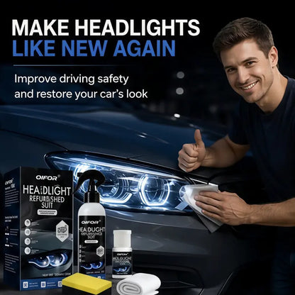 QIFOR Automotive Headlight Restoration Fluid