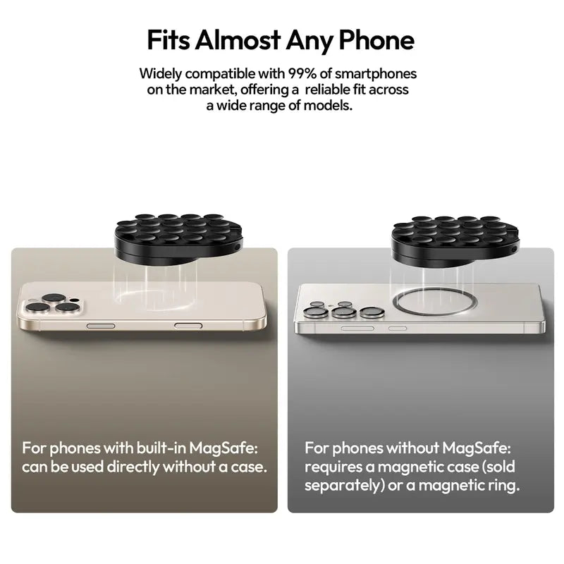 Ulanzi MA39 MagLock Magnetic Phone Mount Desktop Stand with Suction Bottom