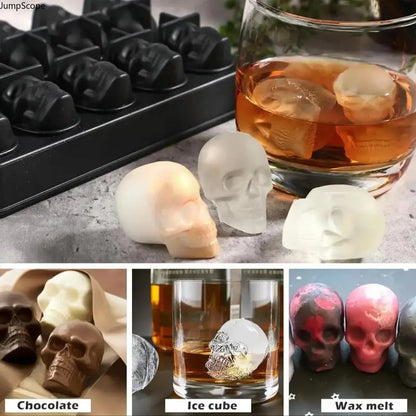 Skull Silicone Ice Cube Tray