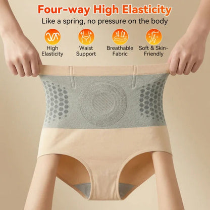 Quick-to-slim high-waisted fat-burning shorts