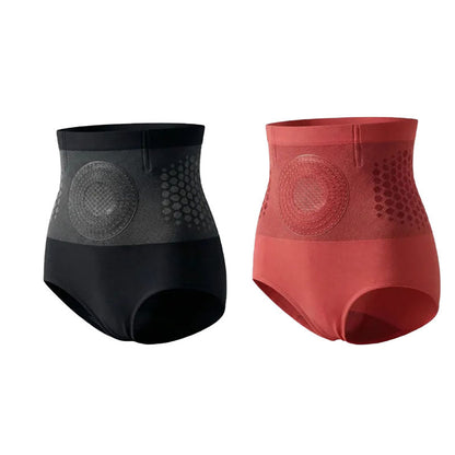 Quick-to-slim high-waisted fat-burning shorts