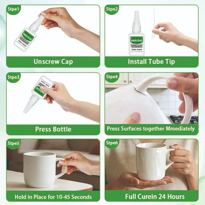 Fast-Setting Super Glue, 4-Pack for Projects & Repairs