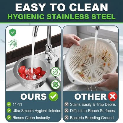 Stainless Steel Swan Sink Strainer Basket
