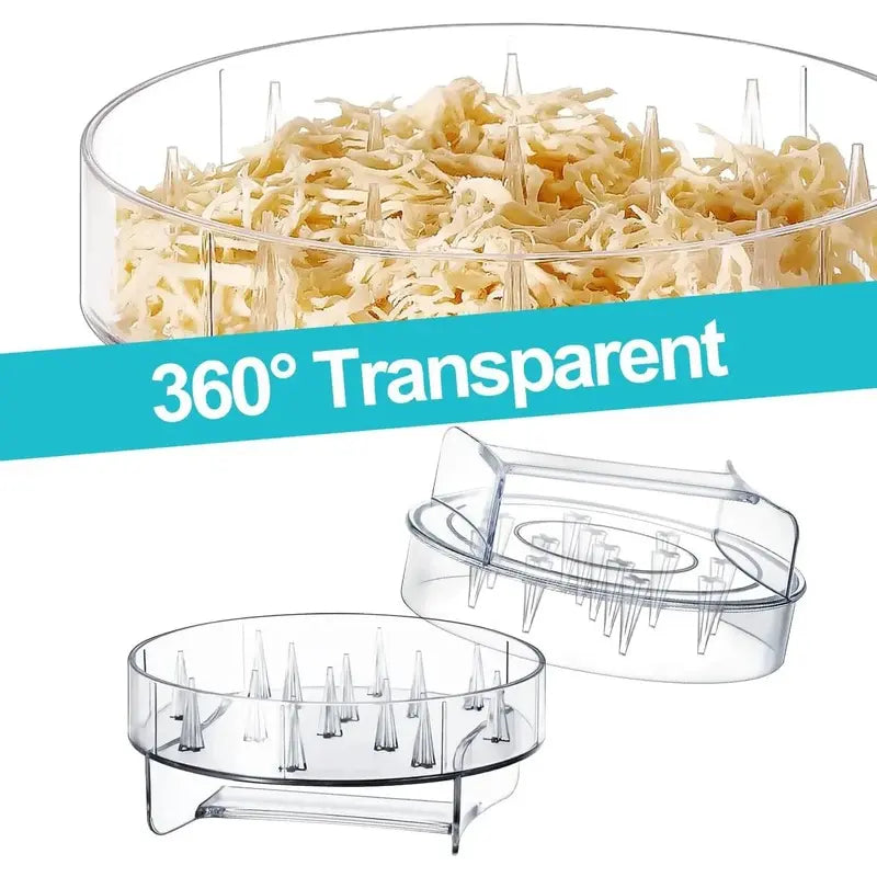 Spinning Synthetic Chicken Shredder Tool - Twist Machine for Fast Chicken Breast Shredding & Meal Prep
