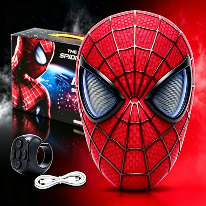RC Controlled Wearable Spider-Man Cosplay Mask – Spandex & ABS, Multiple Versions, Halloween Collectible Gift for Guys