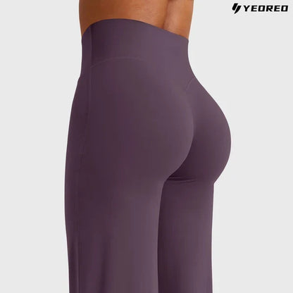 High-Waist Wide-Leg Yoga Pants